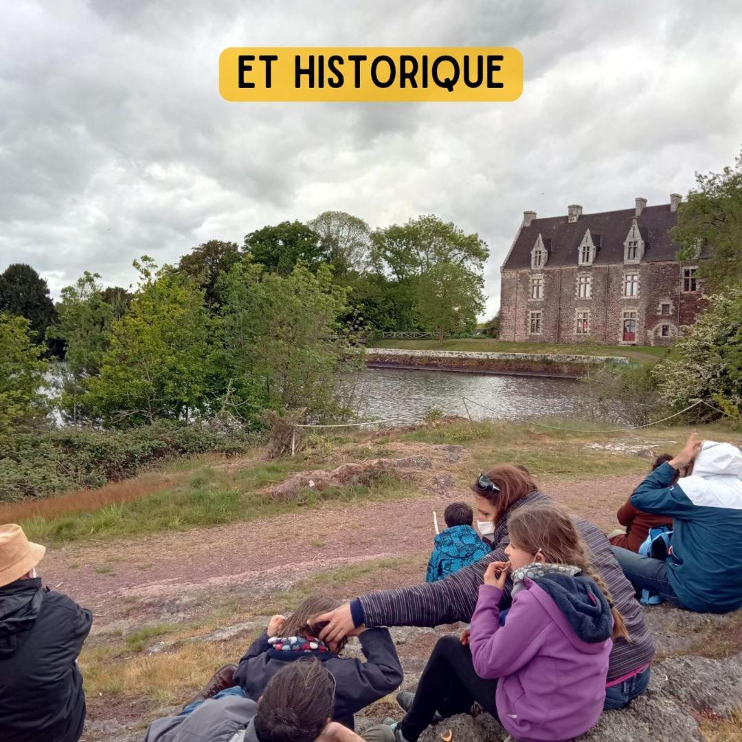 Camping Le Val Aux Fees - Broceliande Concoret Exterior photo