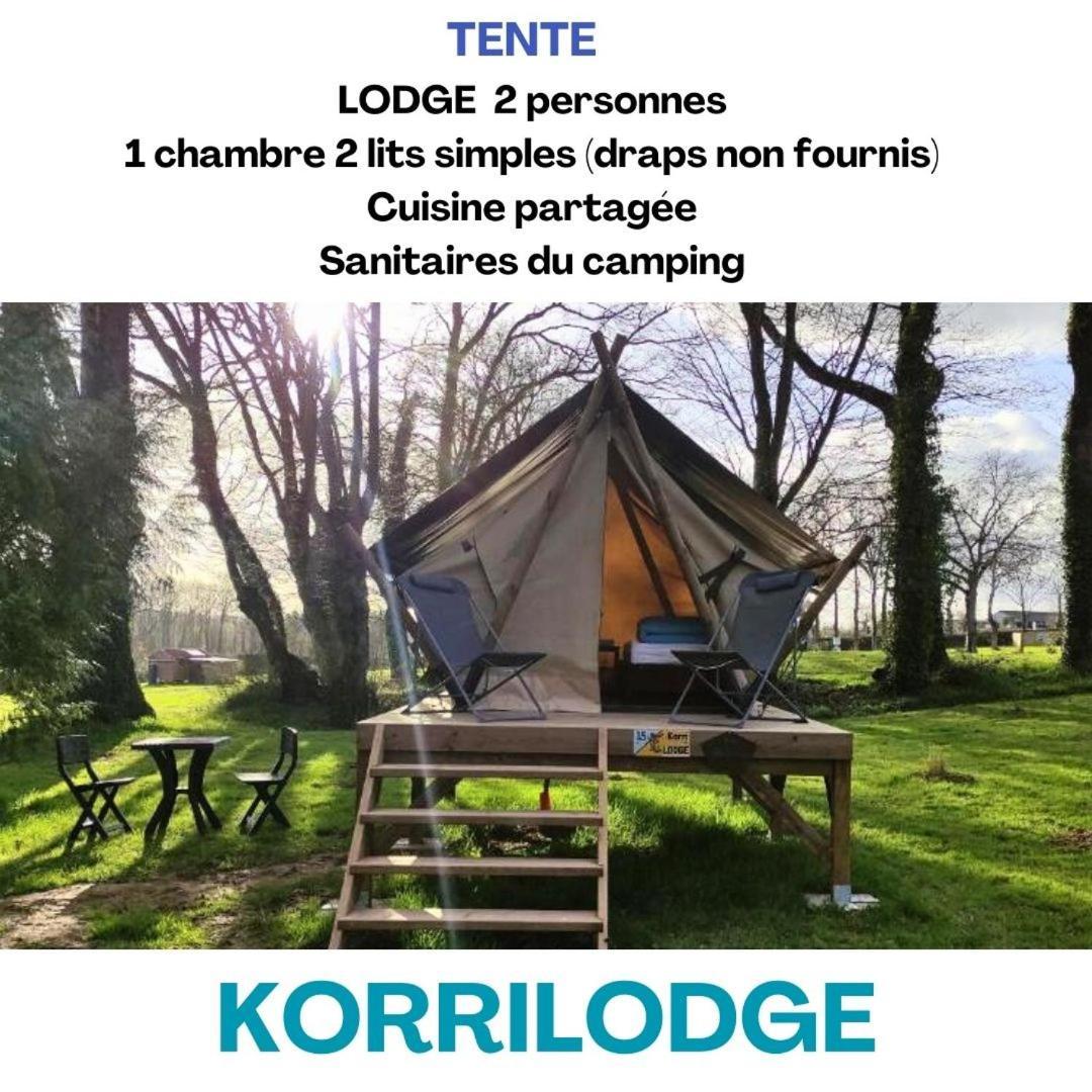 Camping Le Val Aux Fees - Broceliande Concoret Exterior photo